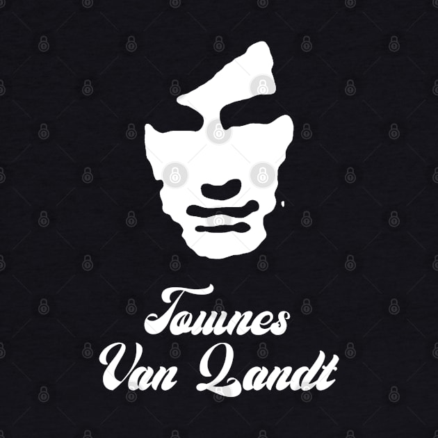 Townes Van Zandt pop art portrait by Christyn Evans